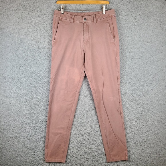 Lululemon ABC Commission Pant Mens 31x31 Earth Clay Stretch Chino LM5ACNS - Picture 1 of 7
